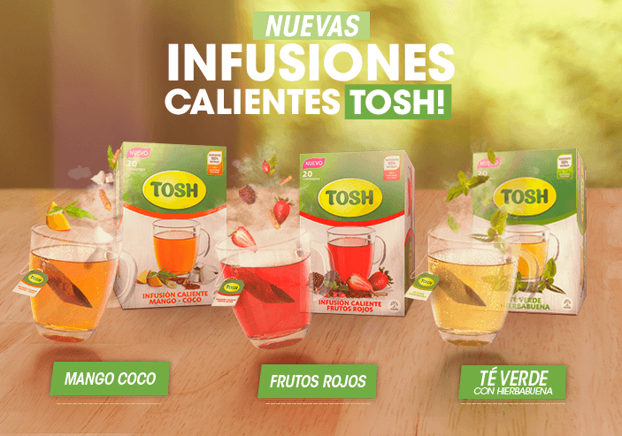 así son las infusiones calientes de Tosh Apasionados por el Café