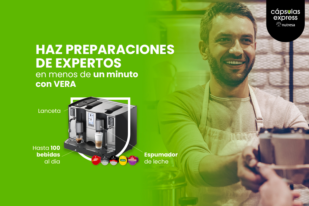 Sorprende a tus clientes con tu máquina VERA
