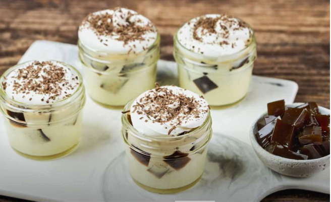 Imagen Postre de café con gelatina