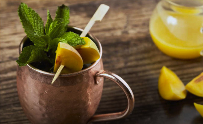 Imagen Soda de café y durazno