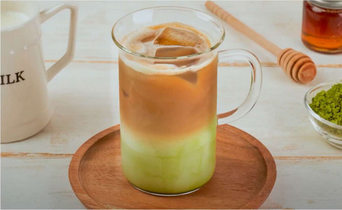 Imagen Café matcha frío